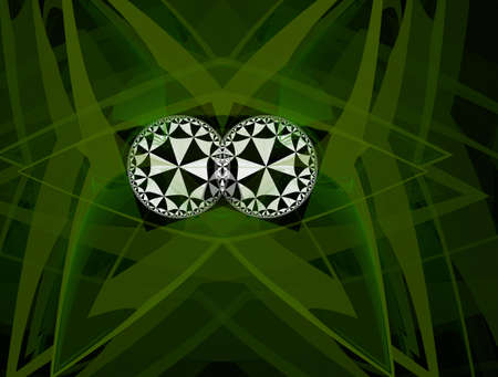 Imaginatory fractal abstract background Imageの写真素材