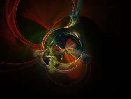 Imaginatory fractal abstract background Imageの写真素材