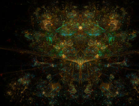 Imaginatory fractal abstract background Imageの写真素材