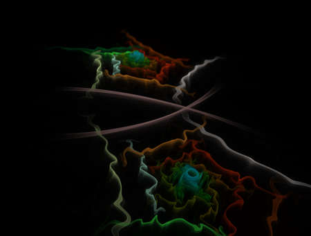 Imaginatory fractal abstract background Imageの写真素材