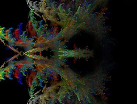 Imaginatory fractal abstract background Imageの写真素材