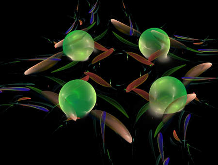 Imaginatory fractal abstract background Imageの写真素材