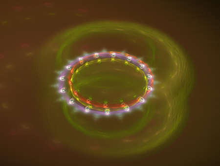 Imaginatory fractal abstract background Imageの写真素材