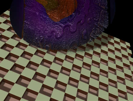 Imaginatory fractal abstract background Imageの写真素材