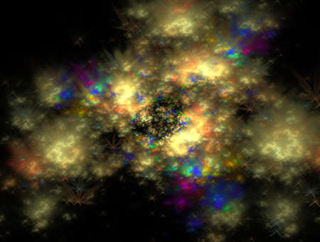 Imaginatory fractal abstract background Imageの写真素材