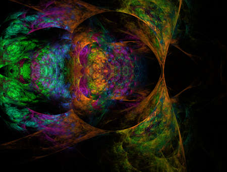 Imaginatory fractal abstract background Imageの写真素材