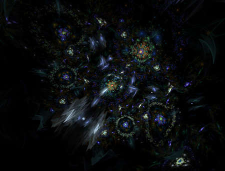 Imaginatory fractal abstract background Imageの写真素材