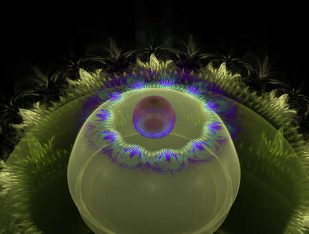 Imaginatory fractal abstract background Imageの写真素材