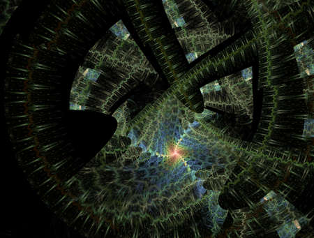 Imaginatory fractal abstract background Imageの写真素材