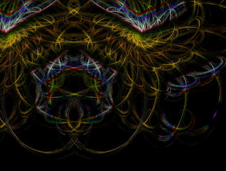 Imaginatory fractal abstract background Imageの写真素材