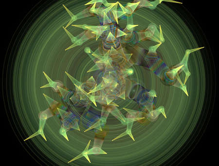 Imaginatory fractal abstract background Imageの写真素材