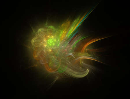 Imaginatory fractal abstract background Imageの写真素材