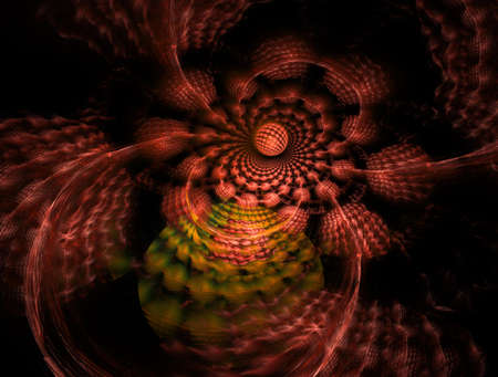 Imaginatory fractal abstract background Imageの写真素材