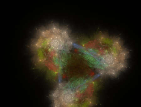 Imaginatory fractal abstract background Imageの写真素材