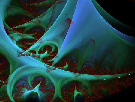 Imaginatory fractal abstract background Imageの写真素材
