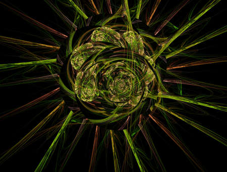 Imaginatory fractal abstract background Imageの写真素材