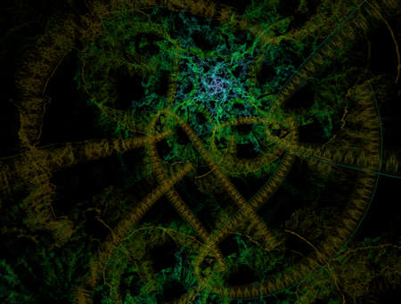 Imaginatory fractal abstract background Imageの写真素材