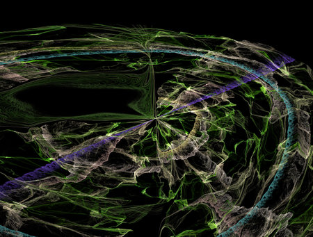 Imaginatory fractal abstract background Imageの写真素材