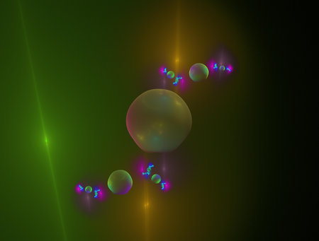 Imaginatory fractal abstract background Imageの写真素材