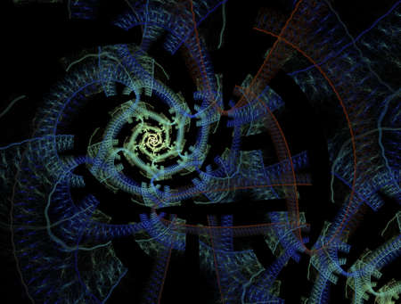 Imaginatory fractal abstract background Imageの写真素材