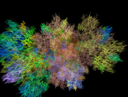 Imaginatory fractal abstract background Imageの写真素材