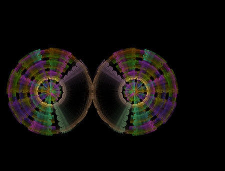 Imaginatory fractal abstract background Imageの写真素材