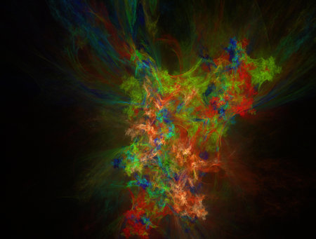Imaginatory fractal abstract background Imageの写真素材