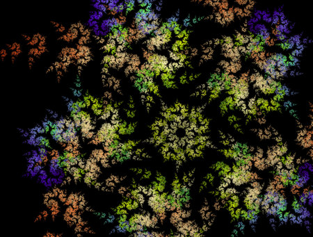 Imaginatory fractal abstract background Imageの写真素材