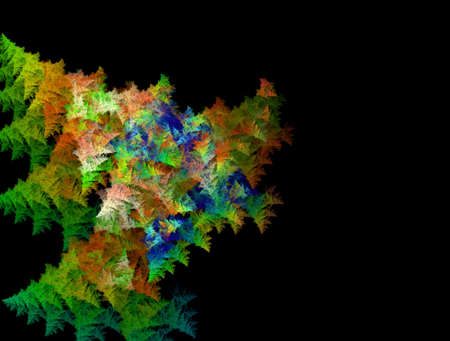 Imaginatory fractal abstract background Imageの写真素材