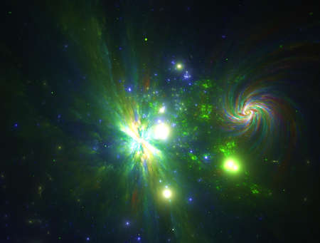 Imaginatory fractal abstract background Imageの写真素材