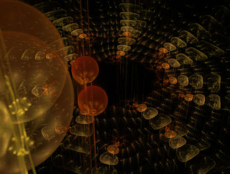 Imaginatory fractal abstract background Imageの写真素材