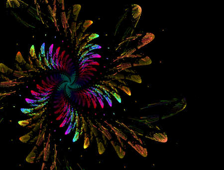 Imaginatory fractal abstract background Imageの写真素材