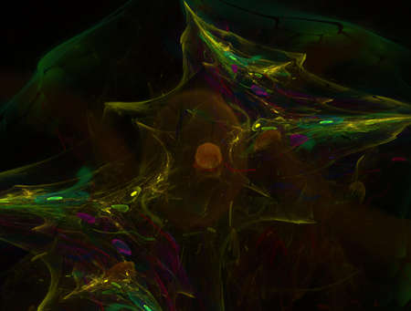 Imaginatory fractal abstract background Imageの写真素材