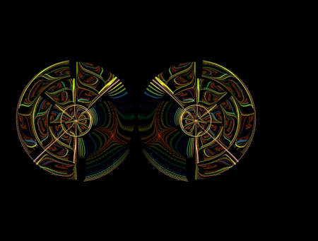Imaginatory fractal abstract background Imageの写真素材