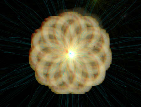 Imaginatory fractal abstract background Imageの写真素材