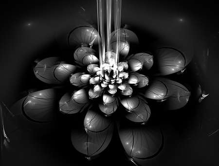 Imaginatory fractal abstract background Imageの写真素材