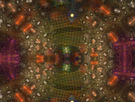 Imaginatory fractal abstract background Image