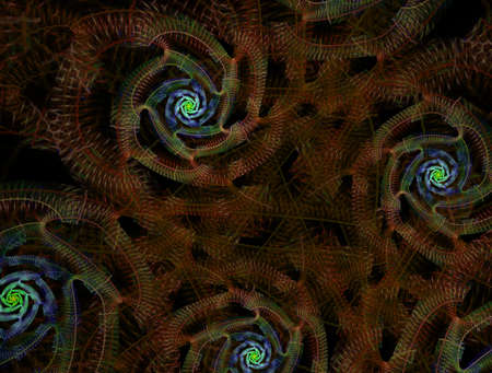 Imaginatory fractal abstract background Image