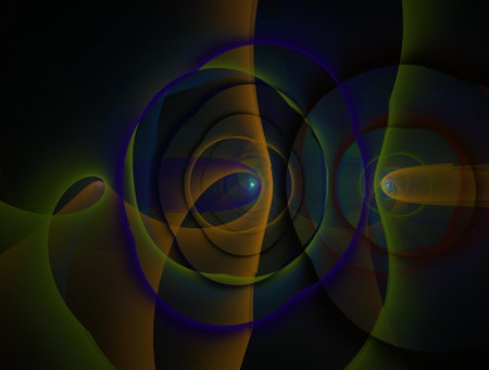 Imaginatory fractal abstract background Imageの写真素材