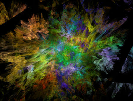 Imaginatory fractal abstract background Imageの写真素材