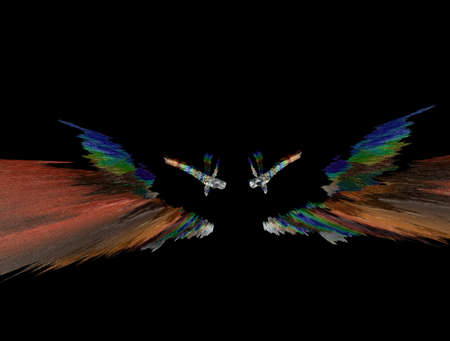 Imaginatory fractal abstract background Imageの写真素材