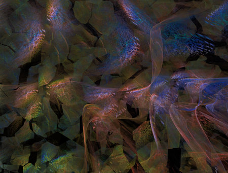 Imaginatory fractal abstract background Imageの写真素材
