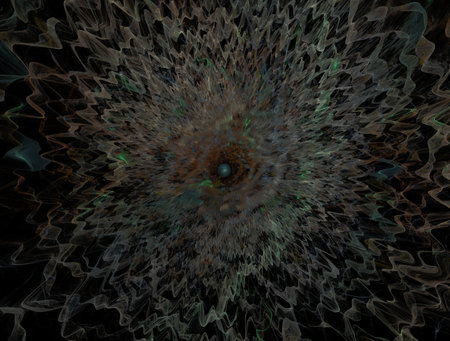 Imaginatory fractal abstract background Imageの写真素材
