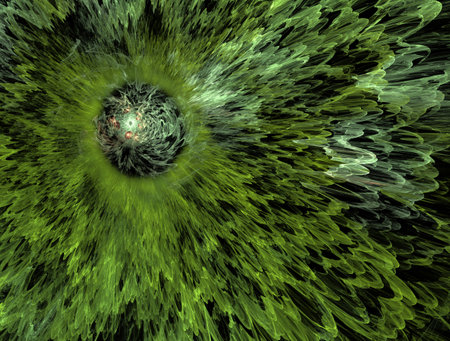 Imaginatory fractal abstract background Imageの写真素材