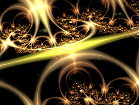 Imaginatory fractal abstract background Imageの写真素材