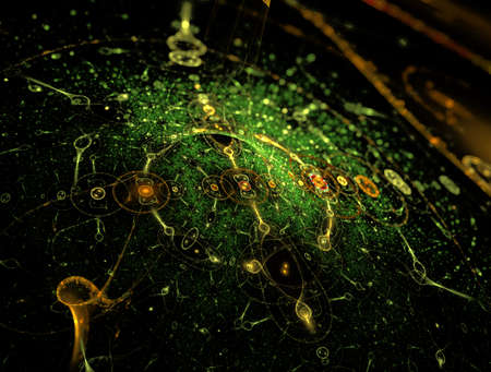 Imaginatory fractal abstract background Imageの写真素材