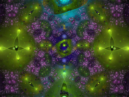 Imaginatory fractal abstract background Image