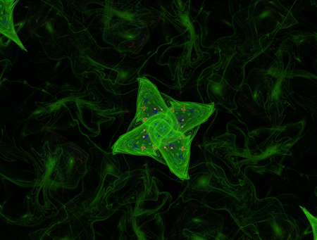 Imaginatory fractal abstract background Imageの写真素材