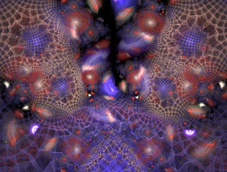Imaginatory fractal abstract background Imageの写真素材