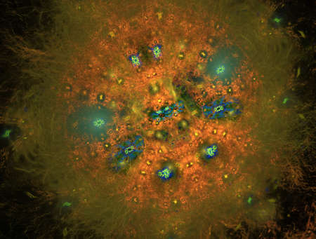 Imaginatory fractal abstract background Image